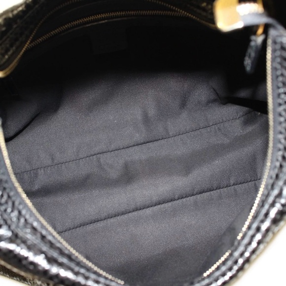 ❌SOLD❌GUCCI 
Python Small Horsebit Chain Hobo Black - Picture 8 of 9
